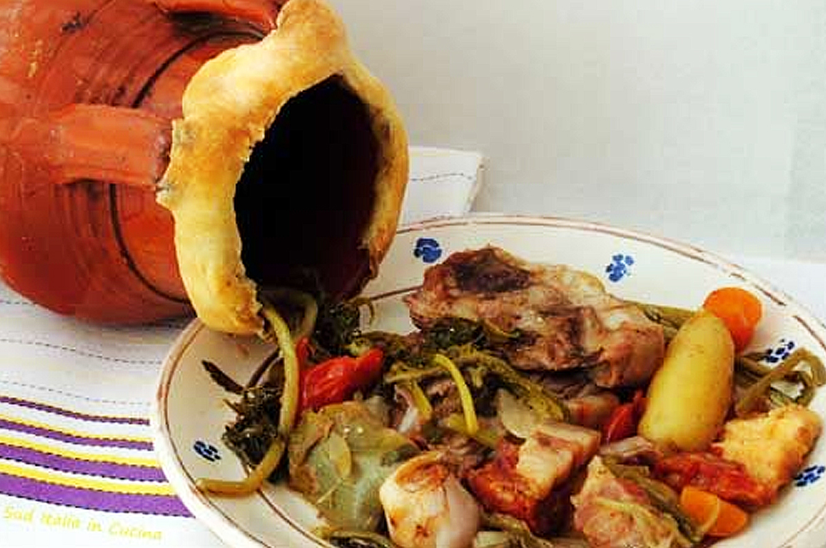 Agnello al forno in pignata