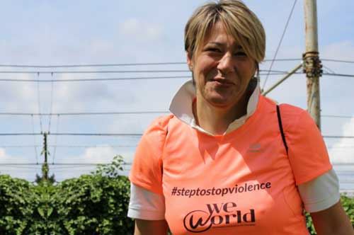 Grazia Andriola, da Santa Maria a Santiago de Compostela per dire “no” alla violenza sulle donne