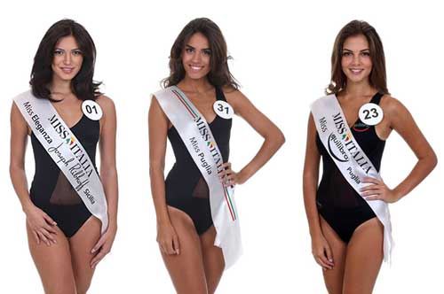 Miss Italia, la Puglia sogna con Naomi Povia, Sara Cassiano e Viviana Vogliacco