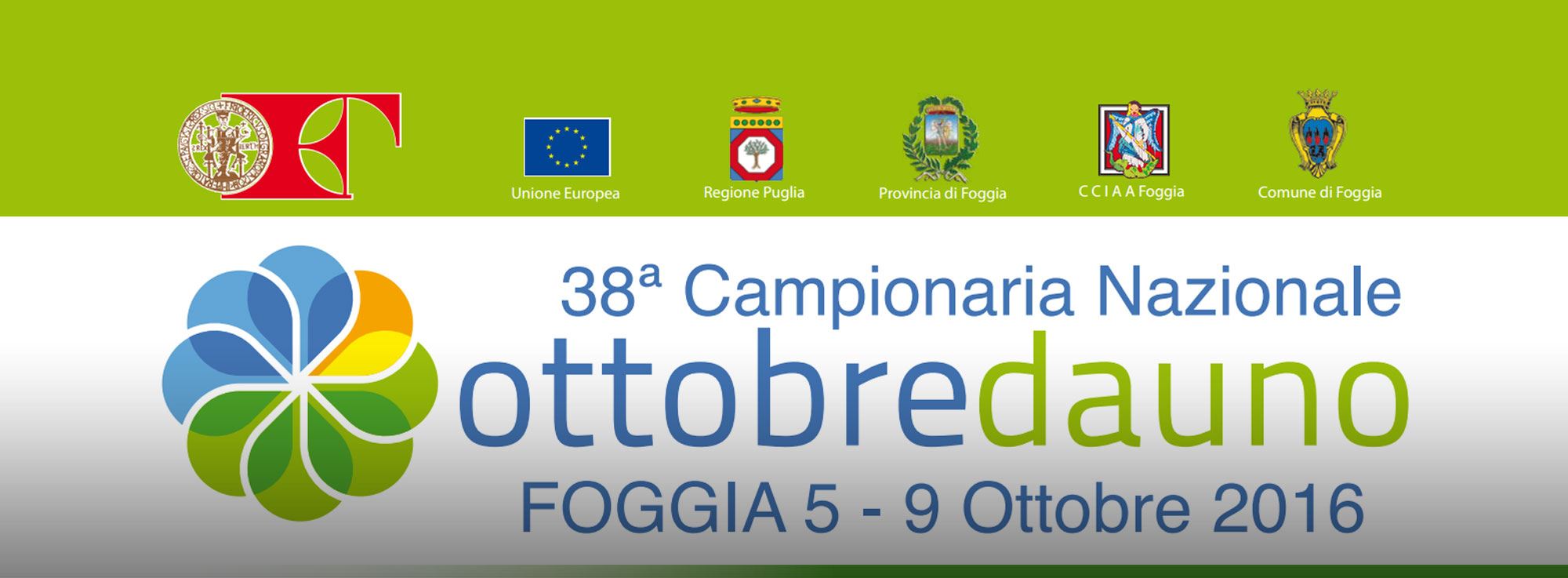 Foggia: Ottobre Dauno, Campionaria Nazionale 2016