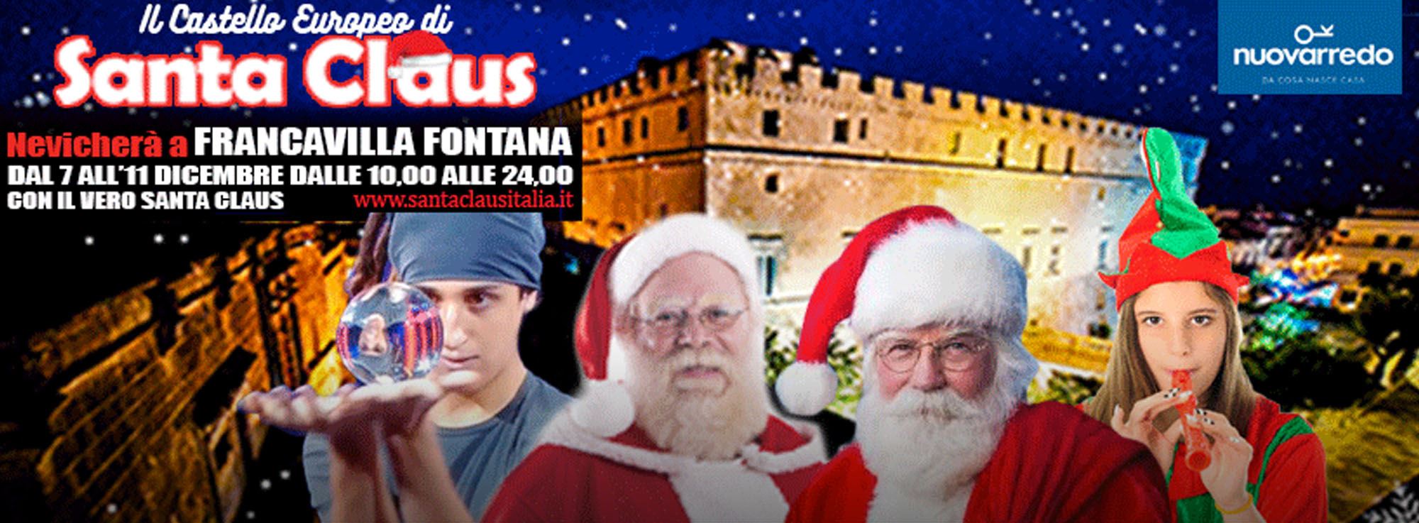 Francavilla Fontana: Il Castello Europeo Di Santa Claus