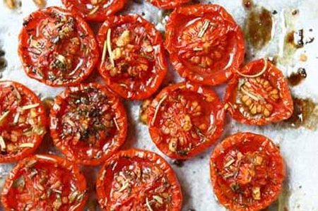Pomodori caramellati al forno