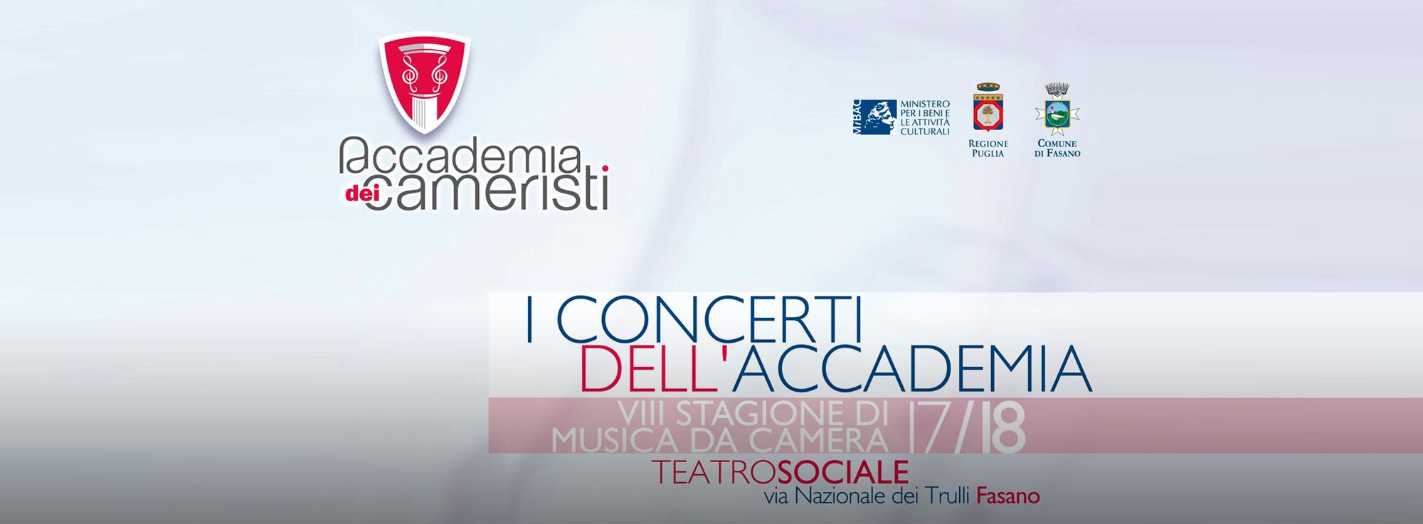 Fasano: VIII stagione concertistica - Accademia dei Cameristi