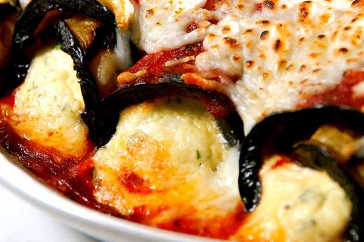 Involtini di melanzane al forno