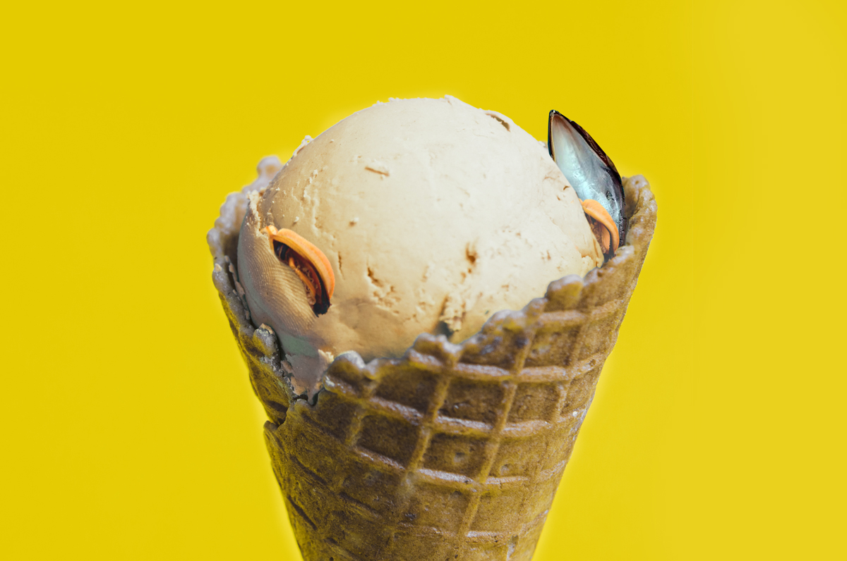 Gelato alle cozze e alle vongole, i nuovi gusti di una gelateria di Taranto