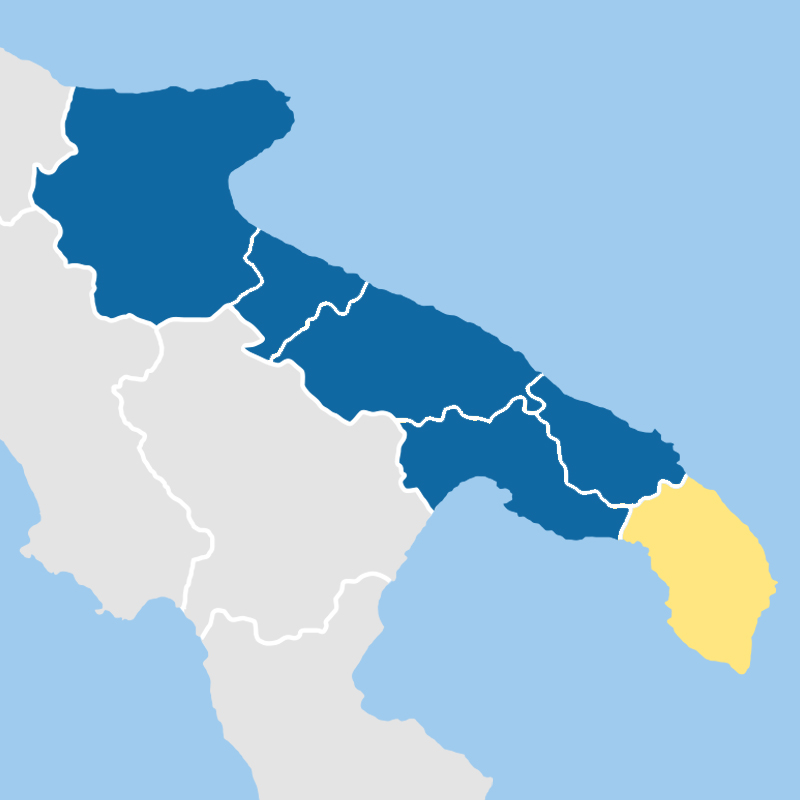 cartina provincia lecce