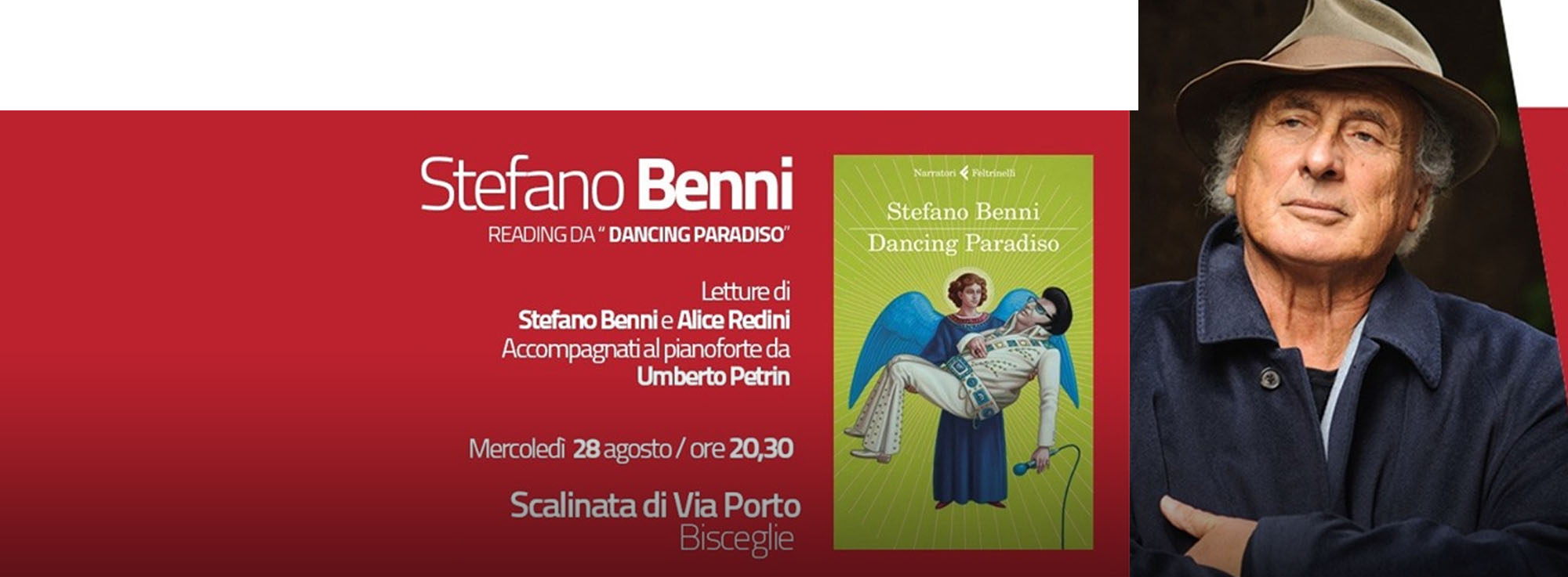 Bisceglie: Stefano Benni presenta Dancing Paradiso