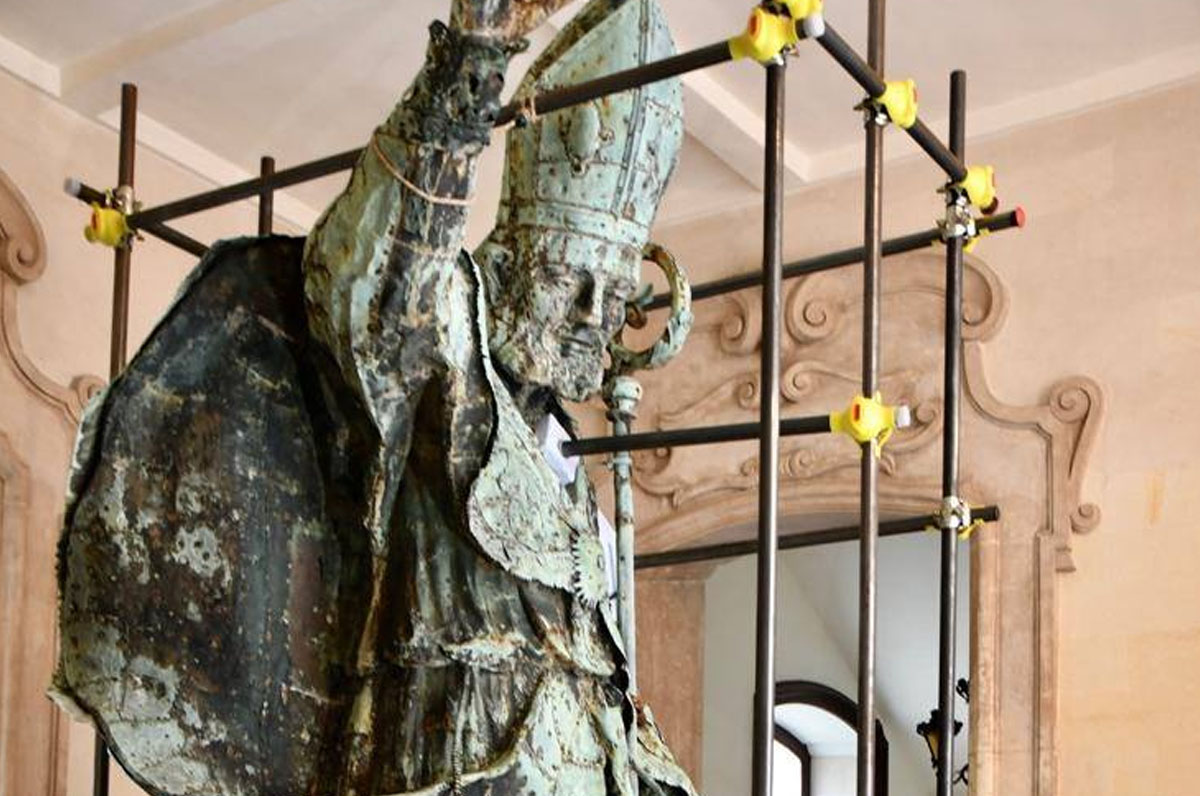 Lecce, la statua di Sant’Oronzo sarà posta in un museo Lecce, la statua di Sant’Oronzo sarà posta in un museo