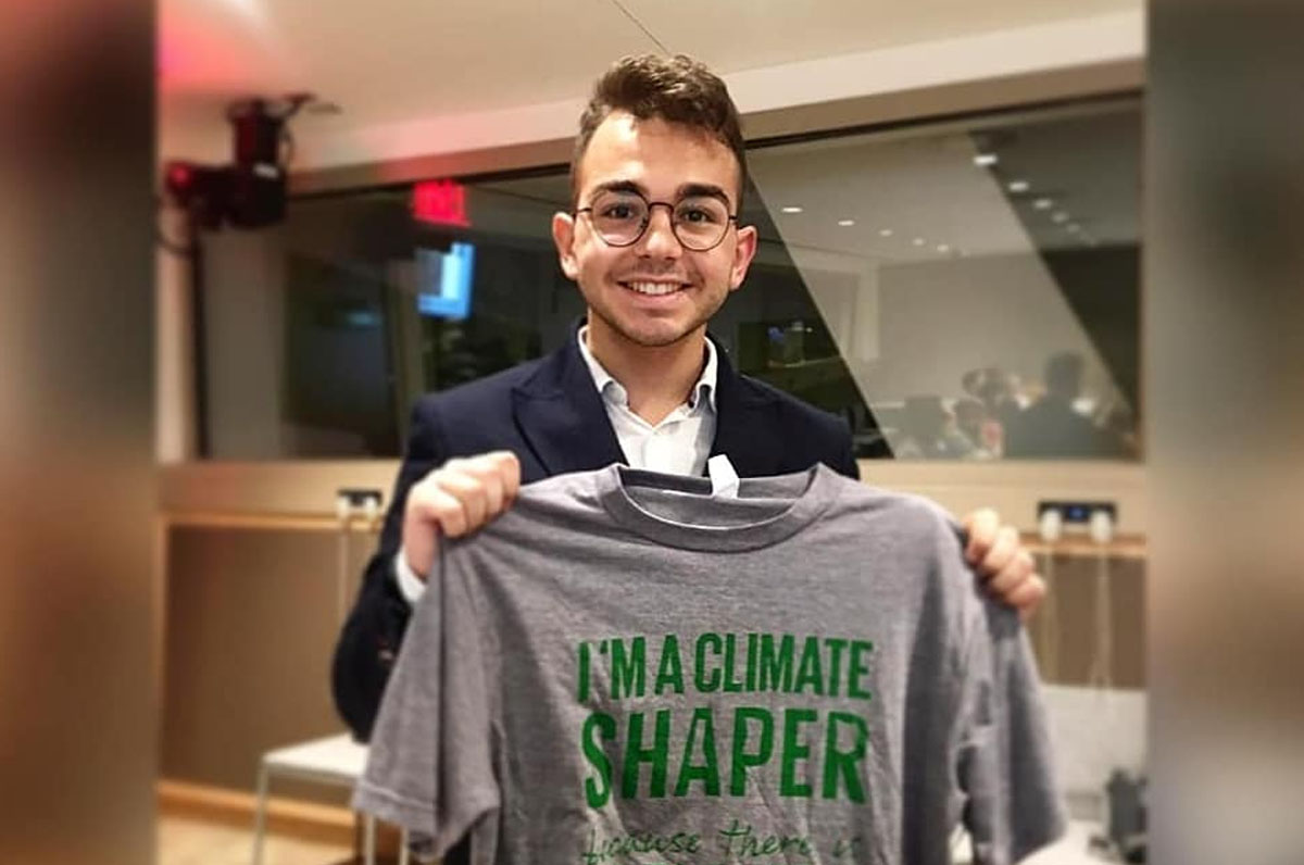 Ruggiero, a 19 anni un progetto per la difesa dell’ambiente