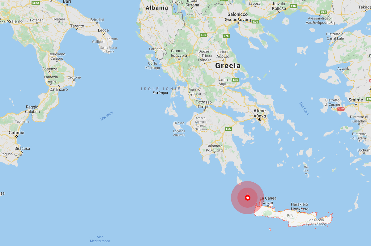Terremoto a Creta, anche oggi la Puglia continua a tremare Terremoto a Creta, anche oggi la Puglia continua a tremare