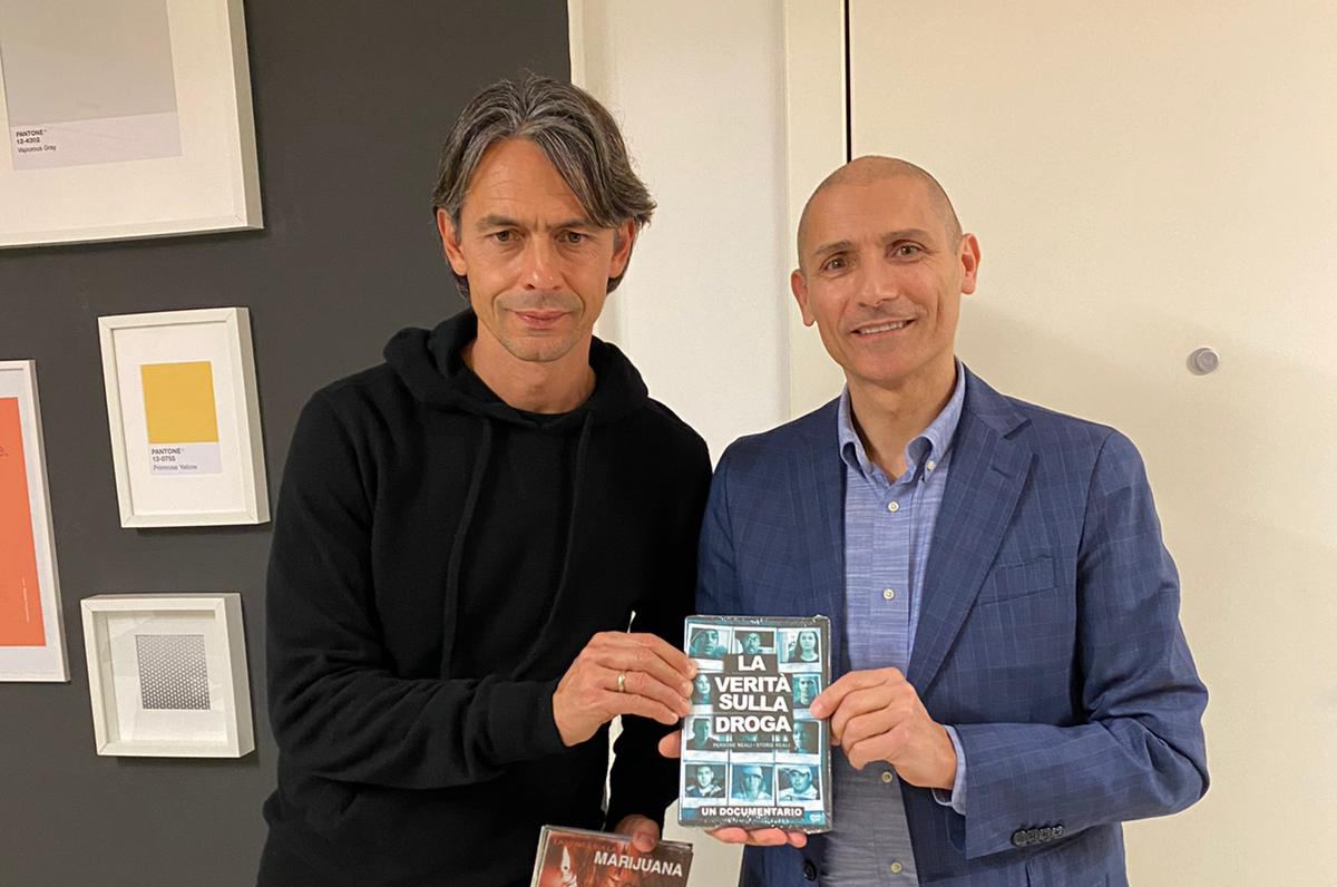 Dico No alla Droga, sorpresa a Filippo Inzaghi