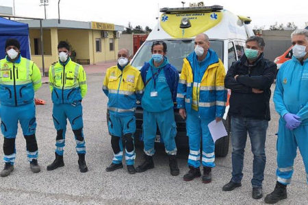 coronavirus, aiuti pugliesi a Brescia