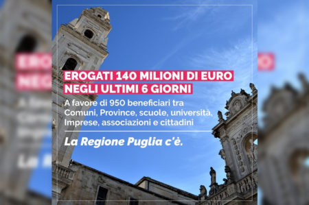 puglia 140 milioni
