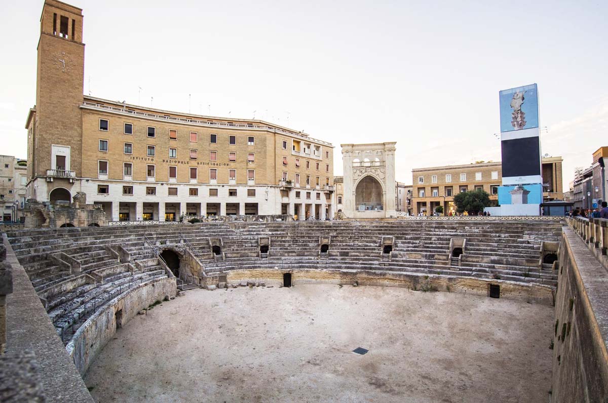Anfiteatro romano di Lecce, bellezza classica in piazza Sant’Oronzo