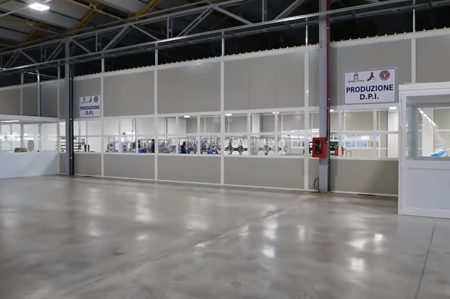 Fabbrica per la produzione DPI