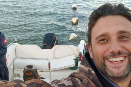 Giuseppe Valrosso, giro in barca per ragazzi autistici