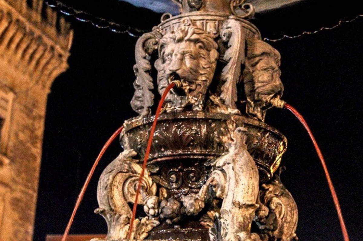 Fontana del vino, il curioso monumento di Carosino