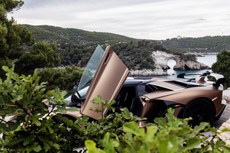 Lamborghini, foto in Puglia