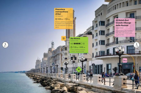 Augmented City, Bari prima nel mondo per realtà aumentata