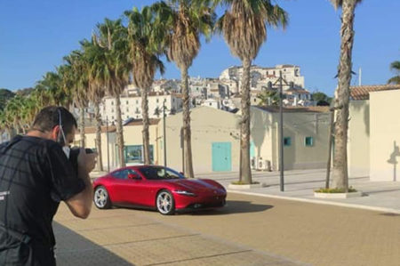 Ferrari Roma, riprese a Rodi Garganico