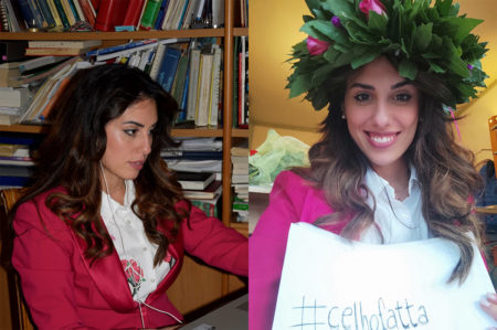 Foggia, positiva al Covid si laurea con una tesi sul Covid
