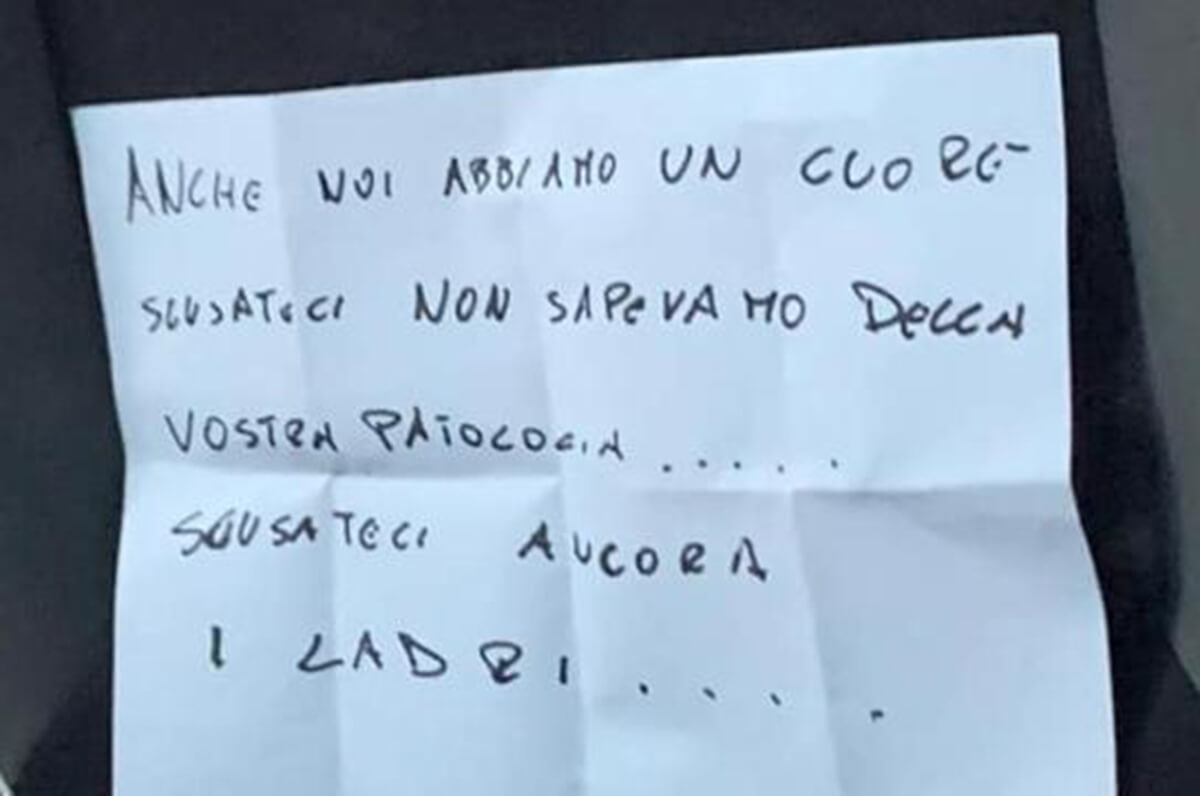 Bari, ladri restituiscono auto rubata a disabile