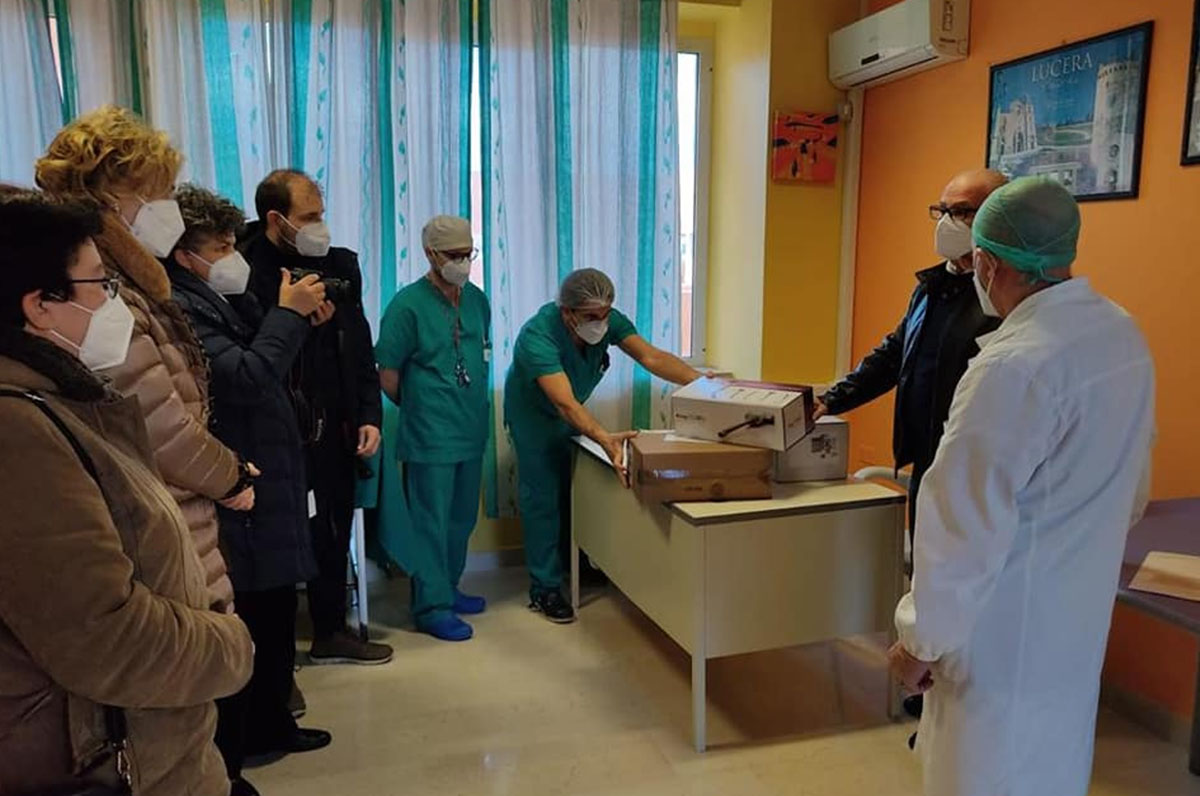“Lastaria” di Lucera, donato un videolaringoscopio “Lastaria” di Lucera, donato un videolaringoscopio