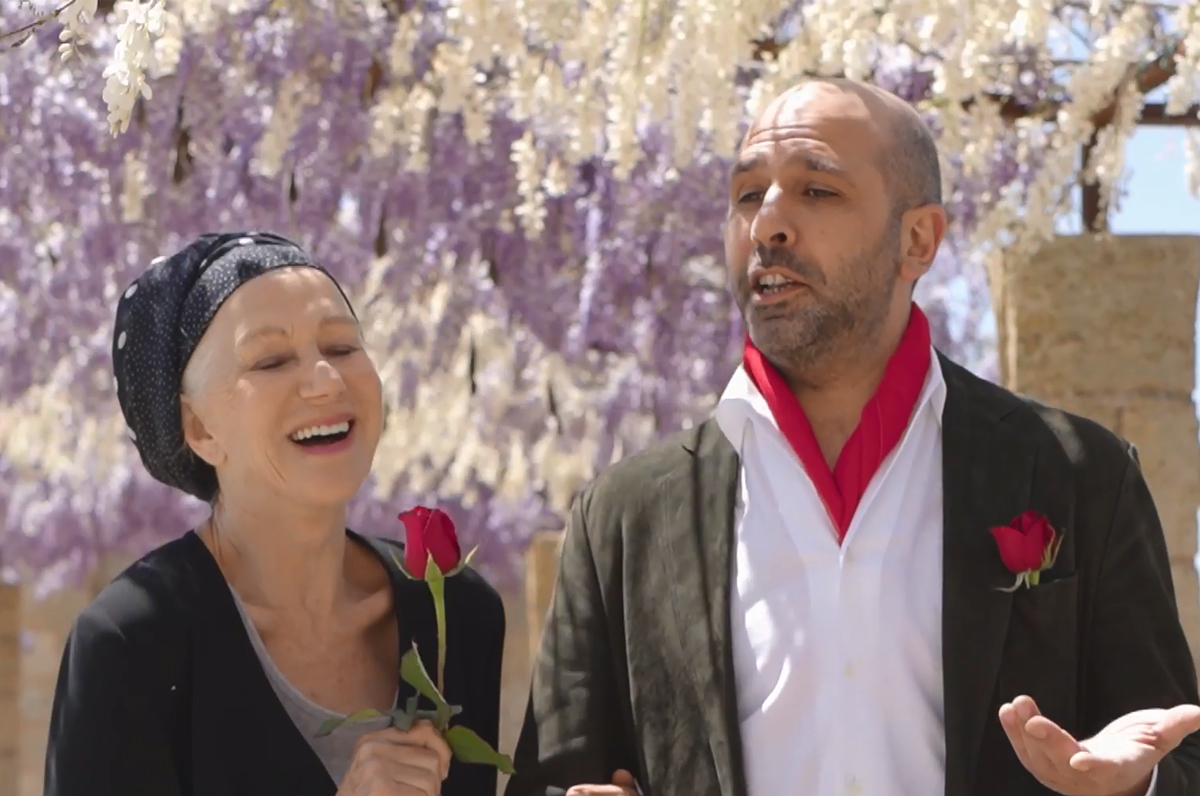 Checco Zalone, “La vacinada” con Helen Mirren è già un successo