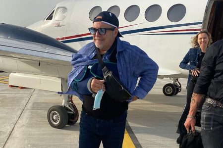 Vasco Rossi in vacanza in Puglia