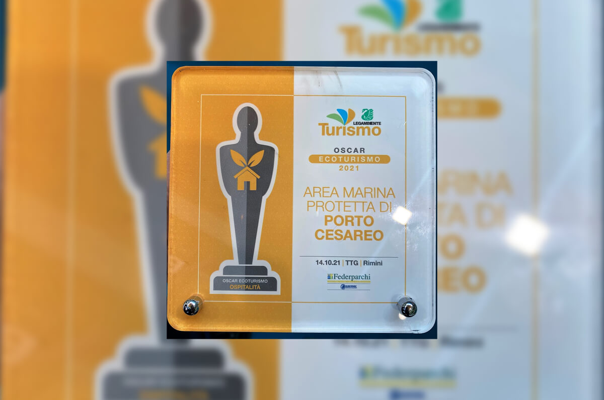 Porto Cesareo, Area Marina premiata con Oscar dell’Ecoturismo 2021