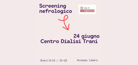 Screening nefrologico gratuito: domani a Trani per la prevenzione renale | Puglia.com