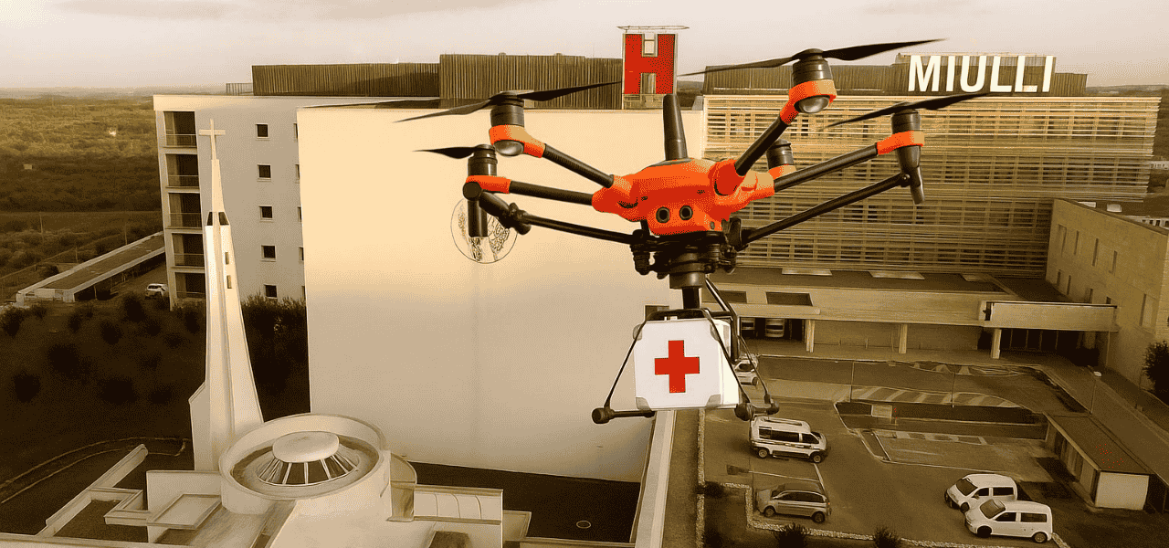 Droni Sanitari: l'Ospedale Miulli fa volare i farmaci salvavita | Puglia.com